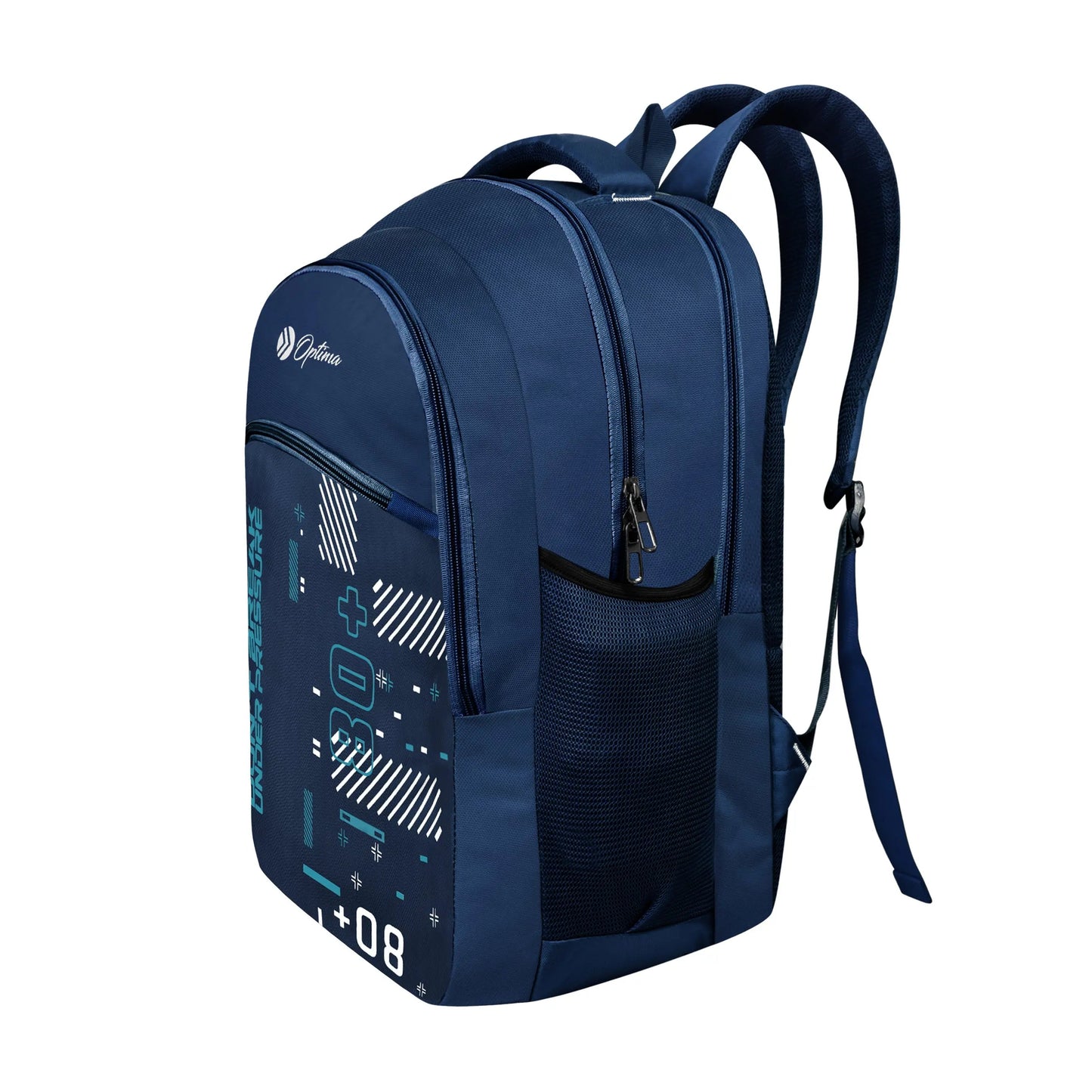 OPTIMA Casual Backpack 28L, 2 Main Compartments, Bottle Pocket, Front Pocket, Padded Shoulder Strap Optima