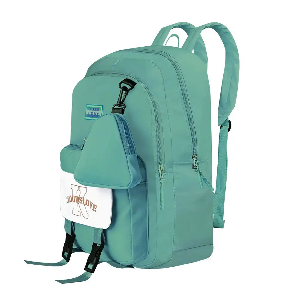 clouds love School Backpacks for Teen Girls - Laptop Backpacks 15.6 Inch College Cute Bookbag Anti Theft Women Casual Daypack(S.Green) Optima