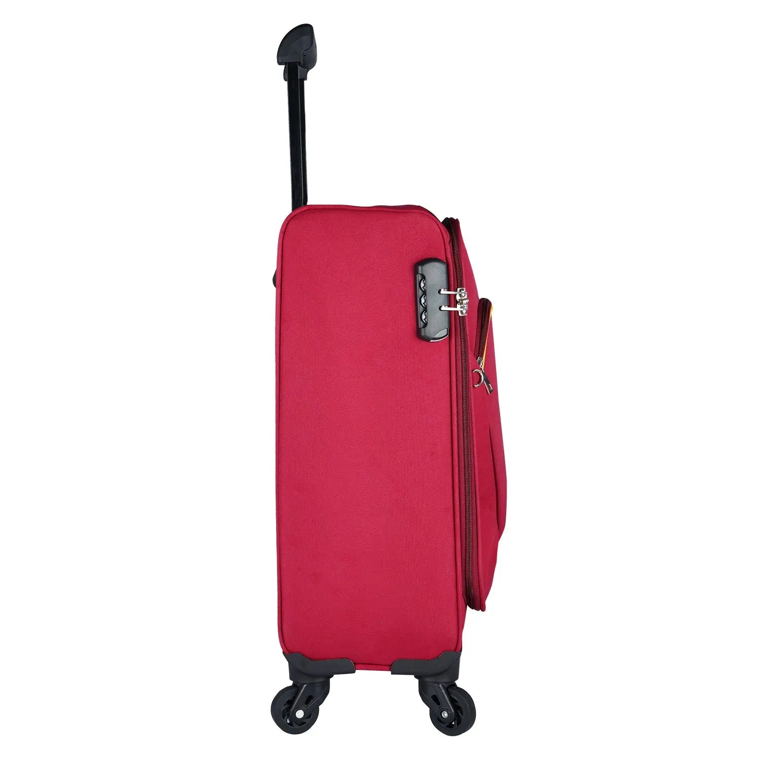 OPTIMA Pasha Softside Expandable Roller Luggage, Black, Carry-On 21-Inch… optima-bags