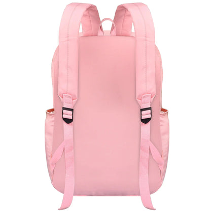 clouds love Backpacks 15.6 Inch College Cute Bookbag Anti Theft Women Casual School backpack for Unisex(Pink) optima-bags