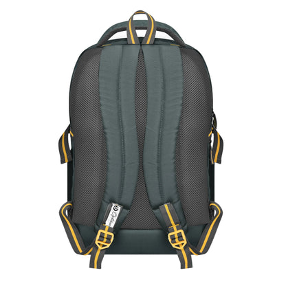 OPTIMA Travel, School Backpack with 15.6 Inch Laptop Compartment Organizer Pockets I For Men Women Boys Girls-Grey Optima