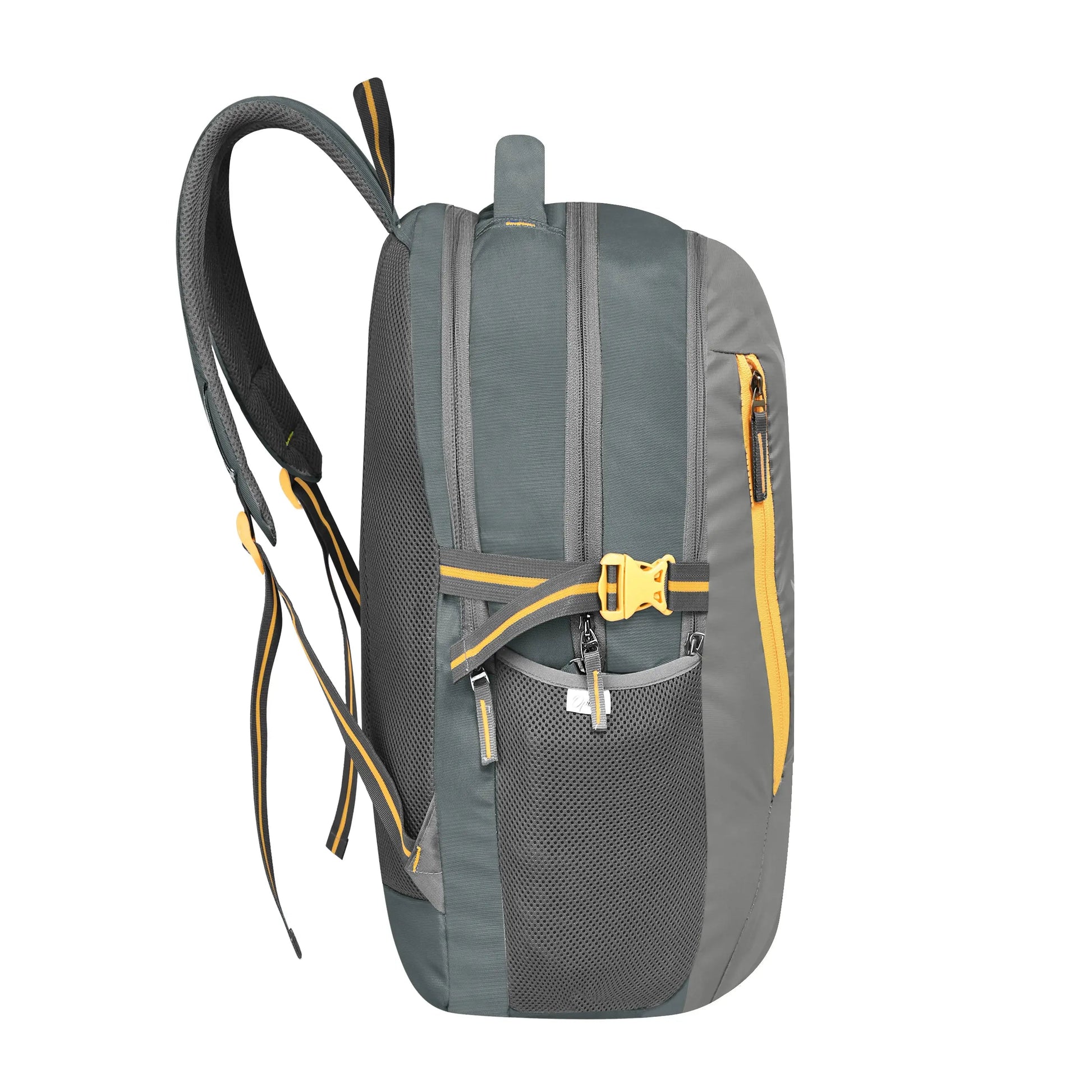 OPTIMA Travel, School Backpack with 15.6 Inch Laptop Compartment Organizer Pockets I For Men Women Boys Girls-Grey Optima