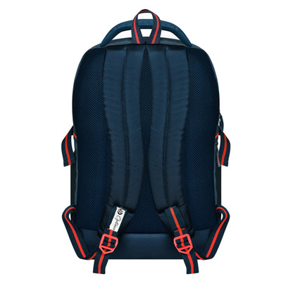 OPTIMA Travel, School Backpack with 15.6 Inch Laptop Compartment Organizer Pockets I For Men Women Boys Girls-N.Blue Optima