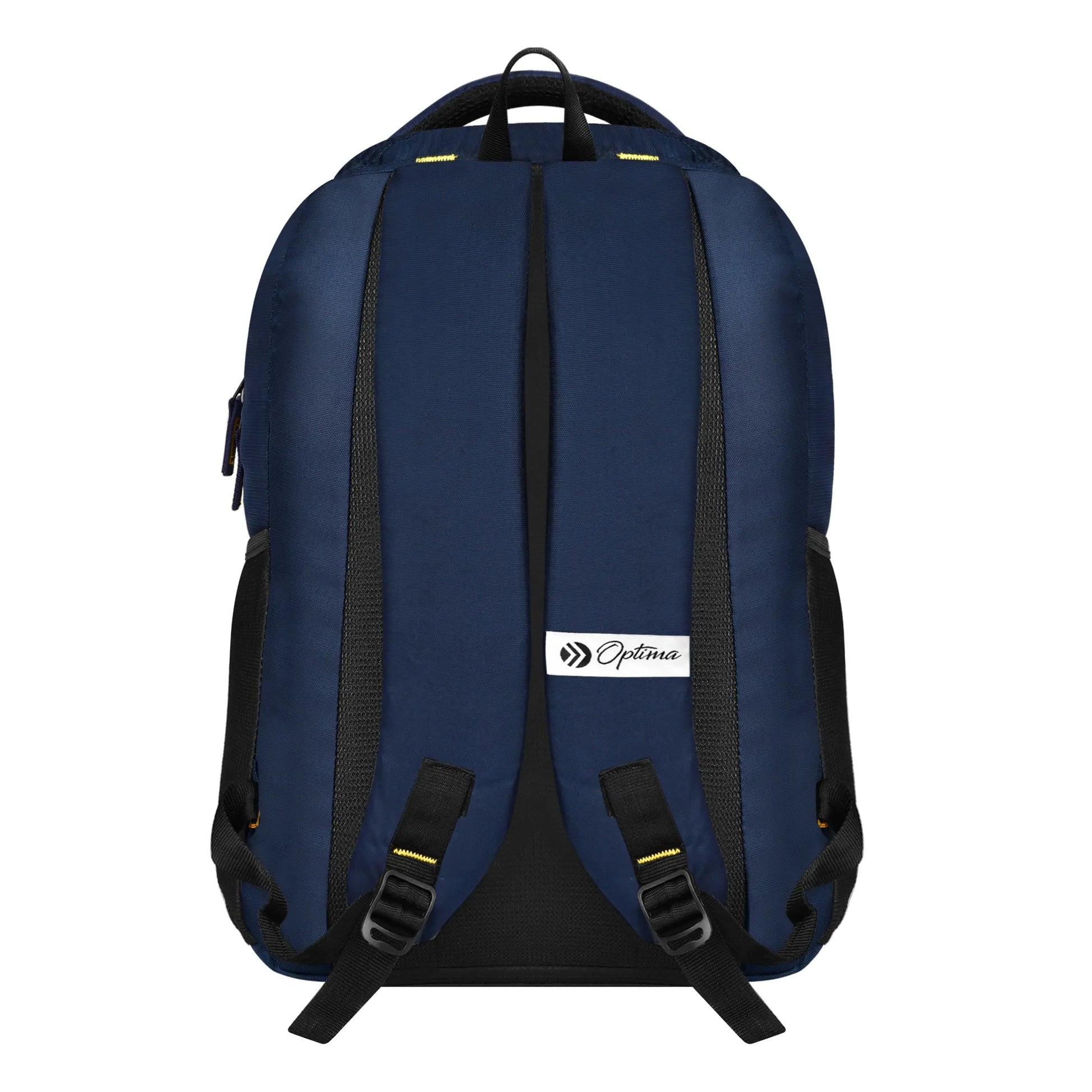 Optima Casual Backpack 28L, 2 Main Compartments, Bottle Pocket, Front Pocket, Padded Shoulder Strap-Blue Optima