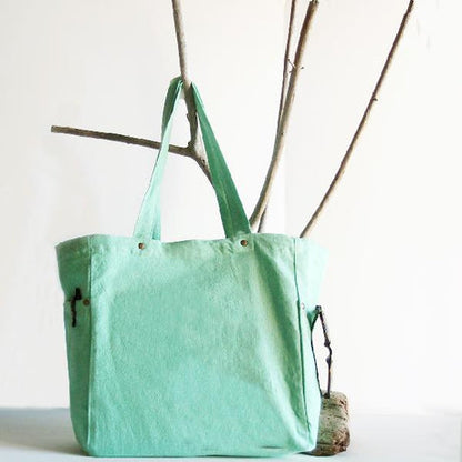 Affordable Washed Canvas Tote Bag Optima