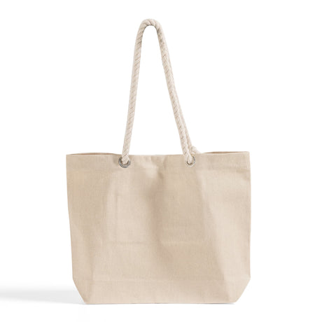 Canvas Beach Tote Bag with Fancy Rope Handles - RP200 Optima