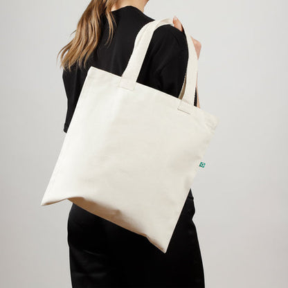 Recycled Canvas Flat Tote Bag / Basic Book Bag - RC869 Optima