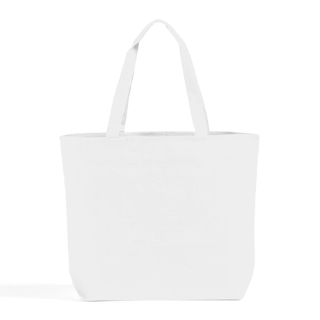 Zippered Canvas Tote Bags with Inside Zippered Pocket - TG261 Optima
