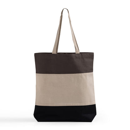 Wholesale Heavy Canvas Tote Bags Tri-Color Optima
